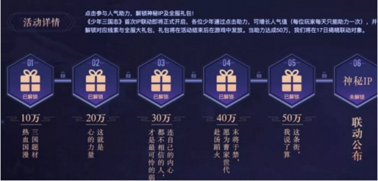 對(duì)于《少年三國(guó)志》而言，聯(lián)動(dòng)國(guó)漫是一種責(zé)任與使命
