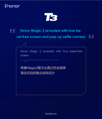 榮耀Magic2德國亮相，全新全面屏獲國內外媒體狂贊