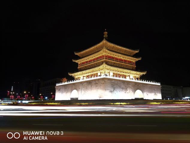大唐古都，歷史悠久，華為nova3為你紀(jì)錄西安夜景之美