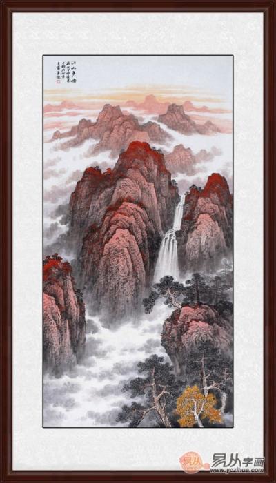 玄關(guān)豎版畫(huà)掛什么好？詩(shī)情畫(huà)意的山水畫(huà)了解下！