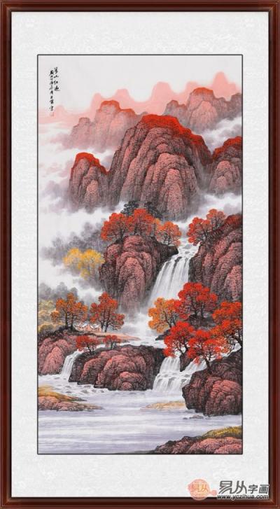 玄關(guān)豎版畫(huà)掛什么好？詩(shī)情畫(huà)意的山水畫(huà)了解下！