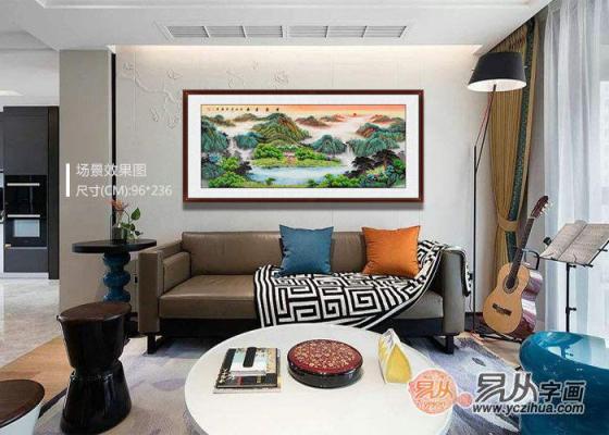 客廳掛什么畫合適？易從網(wǎng)風水國畫裝飾旺財好運來！