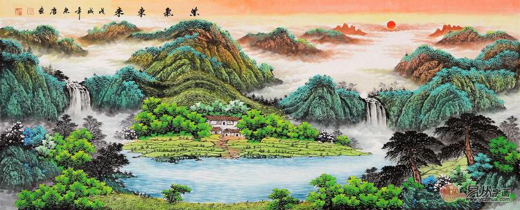 客廳掛什么畫合適？易從網(wǎng)風水國畫裝飾旺財好運來！