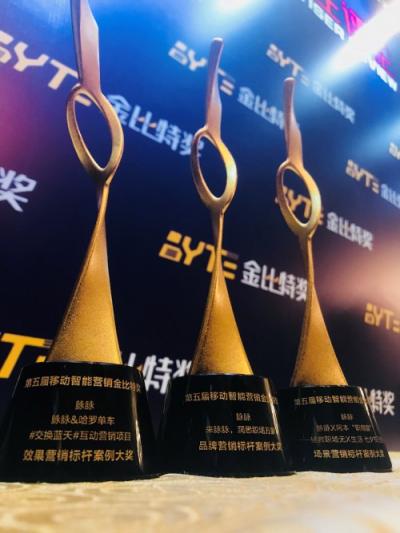 喜提2018金比特獎(jiǎng)四座獎(jiǎng)杯，脈脈釋放科技互聯(lián)營銷新力量