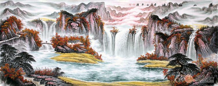 客廳沙發(fā)墻掛什么好？易從網(wǎng)名人字畫裝飾風(fēng)水順暢財運旺！