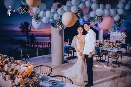 楊爍王黎雯浪漫升級 寺庫打造最美高定婚禮