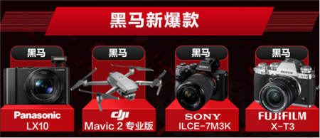 京東相機(jī)節(jié)超級(jí)戰(zhàn)報(bào)出爐，大疆成本屆相機(jī)節(jié)最大黑馬