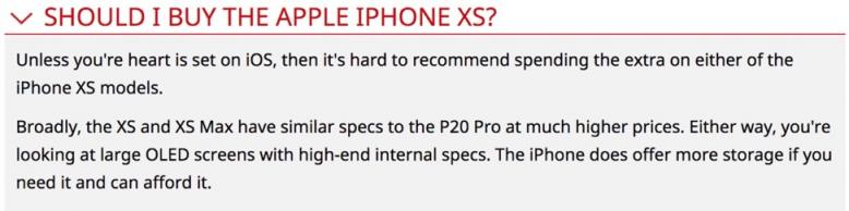 論拍照，華為P20 Pro和iPhone XS誰更強？外媒這樣說