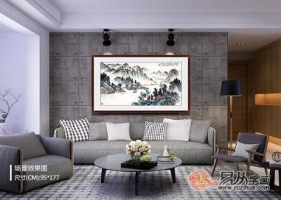 客廳墻壁掛畫圖片大全，家中的顏值全靠一幅畫！