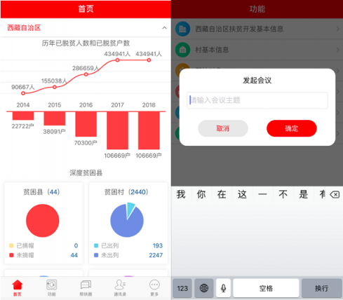 訊眾及時(shí)會(huì)視頻云，助力西藏扶貧辦下基層辦實(shí)事