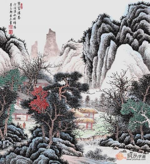 許吉爾精品山水國畫欣賞？領(lǐng)略自然山水藝術(shù)更雅致！