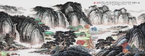 許吉爾精品山水國畫欣賞？領(lǐng)略自然山水藝術(shù)更雅致！