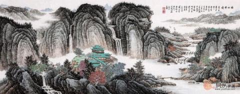 許吉爾山水畫作品如何？許吉爾國畫山水市場(chǎng)價(jià)格多少！