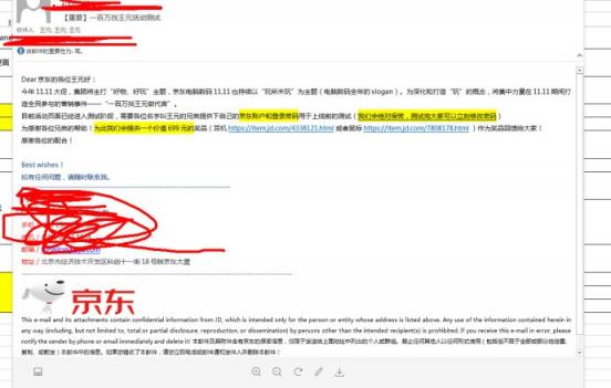 京東內(nèi)部郵件曝光，11.11京東要花一百萬找“王元”？