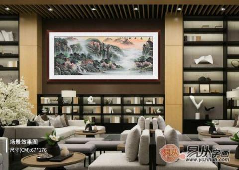 客廳沙發(fā)墻掛畫推薦！五幅山水國畫打造不同美麗的家！