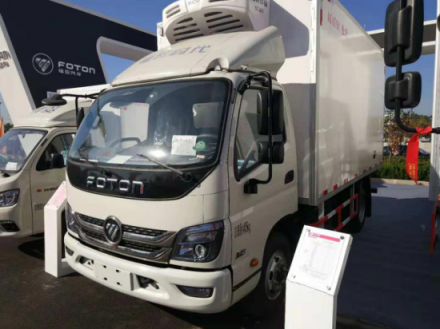 福田汽車冷鏈裝備亮相民權 優(yōu)質產品定義冷鏈運輸新標準