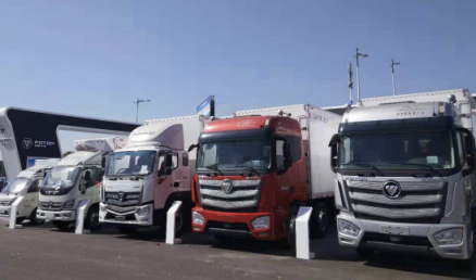 福田汽車冷鏈裝備亮相民權 優(yōu)質產品定義冷鏈運輸新標準