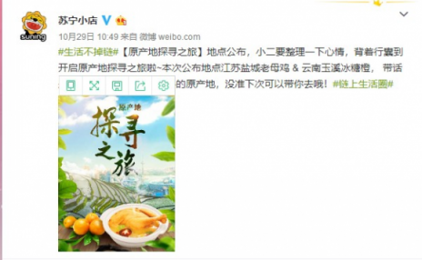 從枝頭鮮到舌頭，蘇寧小店雙十一走遍新疆福建貴州…