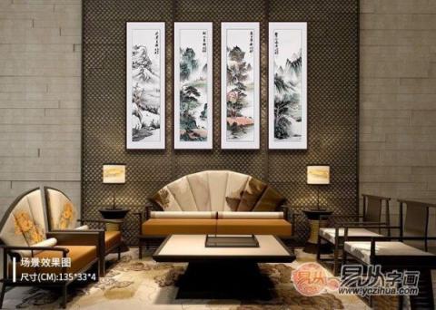 客廳藝術(shù)畫(huà)裝飾畫(huà)？宋唐國(guó)畫(huà)裝飾美景旺財(cái)好運(yùn)來(lái)！
