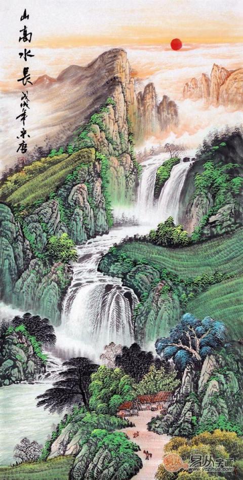 進(jìn)門玄關(guān)掛什么大吉？易從網(wǎng)名人字畫打造美景財(cái)運(yùn)旺！