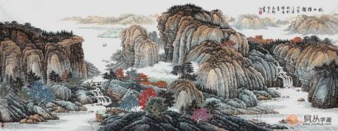 客廳掛什么畫風(fēng)水好？精品山水國畫打造風(fēng)水順暢財運旺！