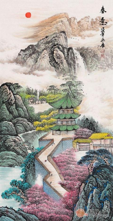關風水掛畫裝飾？五幅字畫裝飾美景任你選！