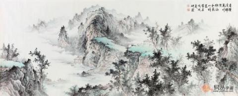 畫家李佩錦藝術字畫欣賞！自然山水秀麗雅致藝術多變！