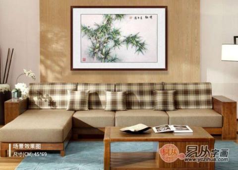 客廳沙發(fā)墻上適合掛什么畫，名家手繪真跡才是品味之選