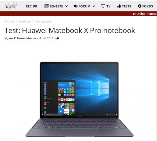 實(shí)力猛將！HUAWEI MateBook X Pro征服“高冷范”的北歐市場