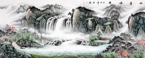 客廳裝飾掛什么畫？山水國(guó)畫裝飾旺財(cái)好運(yùn)來！