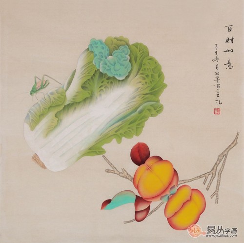 餐廳墻面最適合掛什么畫，秀色可餐果蔬畫最開胃了