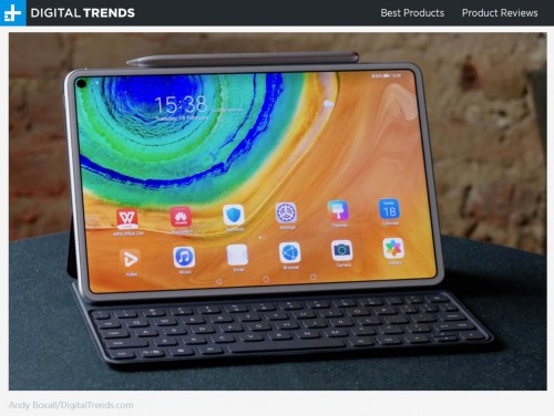 超越iPad Pro的5G 領(lǐng)導(dǎo)力，權(quán)威外媒2020年度獎(jiǎng)項(xiàng)頒給華為MatePad Pro 5G