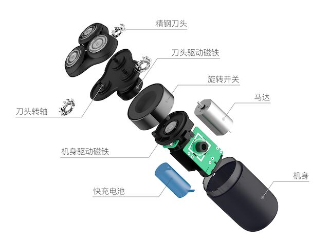 煥醒磁驅(qū)動(dòng)電動(dòng)剃須刀，領(lǐng)先黑科技產(chǎn)品
