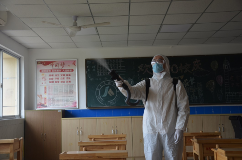 蘇寧幫客公益行動，專業(yè)消殺服務南京14所特殊教育學校開學