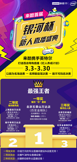 聯(lián)想來(lái)酷首屆銀河杯直播大賽成功落幕，引領(lǐng)社交電商新未來(lái)
