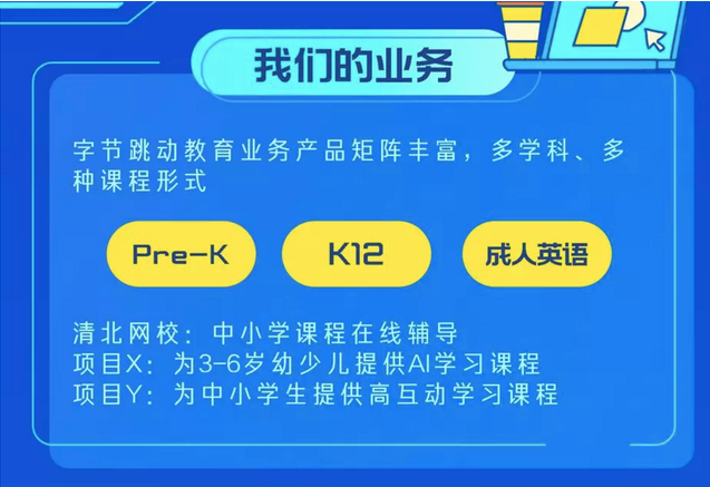 字節(jié)跳動布局在線教育 用平臺優(yōu)勢和體系化培訓吸引人才