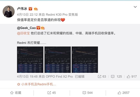 榮耀30發(fā)布會在即，回收寶發(fā)布榮耀手機保值指數(shù)，盧偉冰評榮耀不厚道
