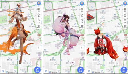 王昭君貂蟬安琪拉空降騰訊地圖，成為王者導(dǎo)航官