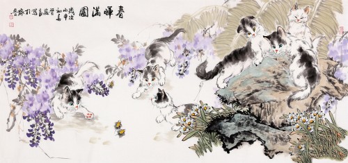 客廳裝飾應該掛什么畫 藝術氣息濃厚的花鳥畫