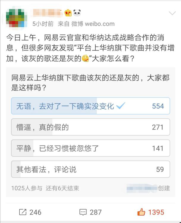 網(wǎng)易云官宣和華納戰(zhàn)略合作的背后，網(wǎng)友：歌沒有多?。?/></p><p>那么問題來了，說好的戰(zhàn)略合作，為什么還是熟悉的灰色歌單，熟悉的味道呢?</p><p align=