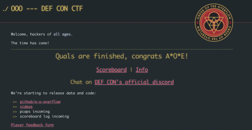 “黑客世界杯”DEF CON CTF預(yù)選賽落幕 中國戰(zhàn)隊(duì)首次斬獲冠軍