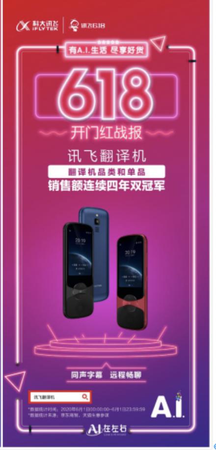 618開(kāi)門(mén)紅到發(fā)紫！科大訊飛斬獲7組第一喜迎開(kāi)門(mén)紅