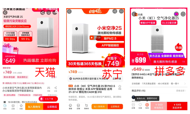 7大品類8大爆款全網(wǎng)618比價(jià)：京東最超值，最高直降1300元
