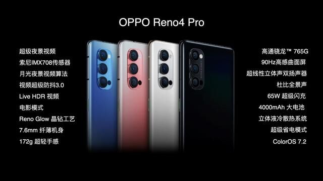OPPO發(fā)布夜景視頻手機(jī)Reno4系列，解鎖影像新姿勢