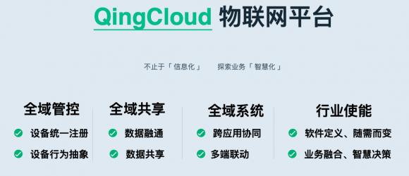 青云QingCloud正式發(fā)布物聯(lián)網(wǎng)與邊緣計(jì)算兩大平臺，全面賦能新基建產(chǎn)業(yè)智能化