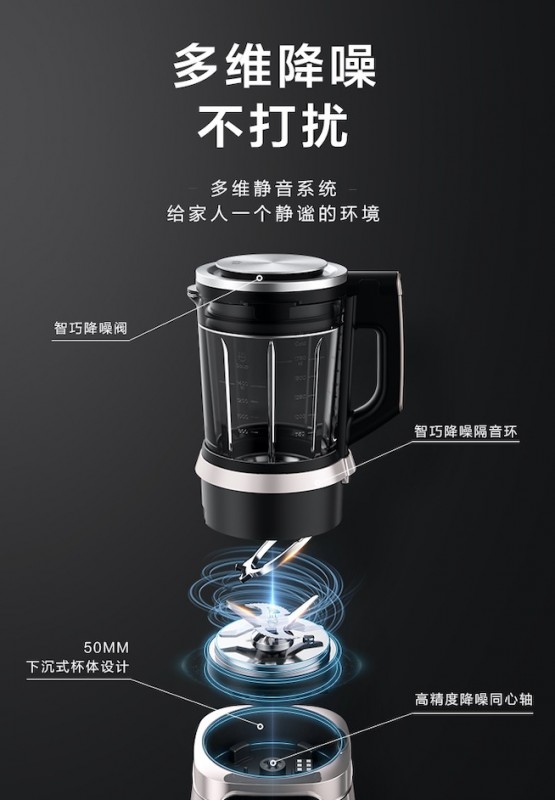 當(dāng)靜音破壁機(jī)變得可拆洗，廚房料理不在怕的！
