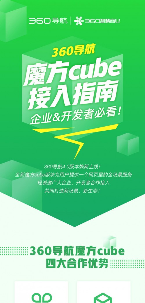 360導(dǎo)航魔方cube誠邀廣大企業(yè)合作！