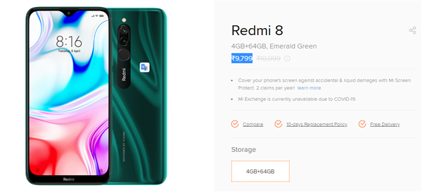 國外越賣越貴！Redmi 8系列售價在印度四連漲：漲幅超20%