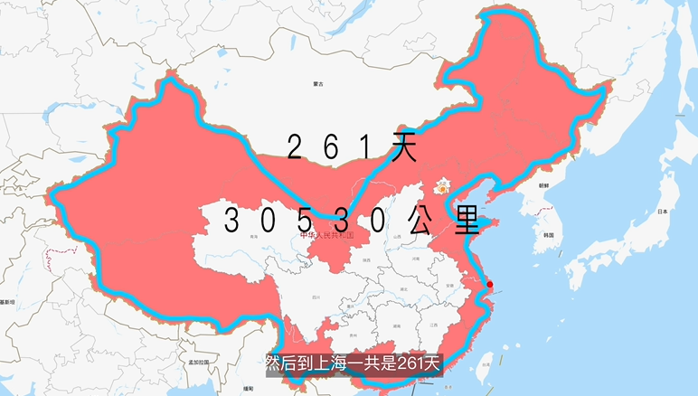 牛人騎小牛電動車完成長達(dá)261天、30530公里的環(huán)游中國行并登上微博熱搜