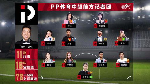 PP體育打造中超零距離：30名一線報道團、“云主場”就位